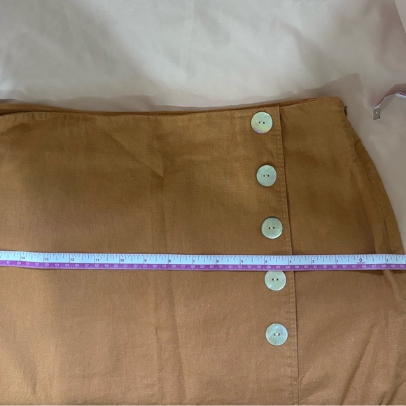 Marc New York Brown Midi Pencil Skirt with Slit - Picture 7 of 7